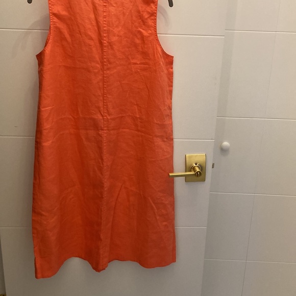 NWT J Jill A line linen dress size M - Picture 4 of 4